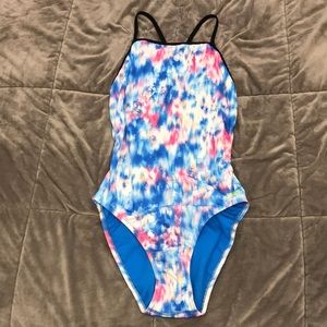 Speedo Turnz Color Effect One Back - Blue/Pink